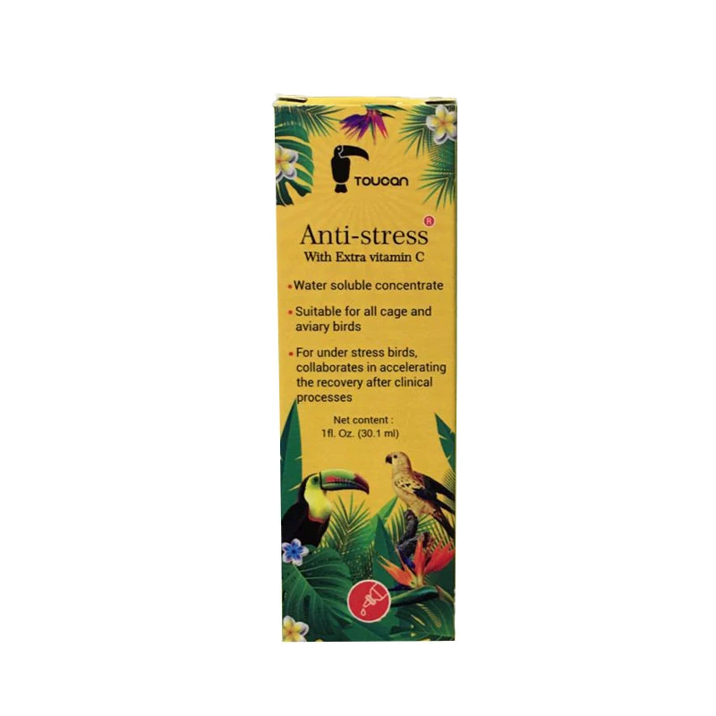 قطره ضد استرس پرندگان توکان مدل Anti-Stress حجم ۳۰ میلی لیتر